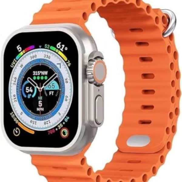 T8000 Ultra 3 Smart Watch - Orange | Modern Design with Perfect Features