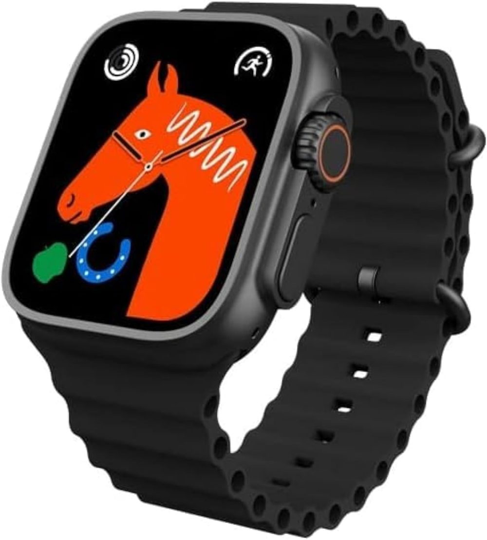 ADHOMAX New T800 Ultra2-Plus Smart Watch Elegant Design 2.2", NFC, Fitness Tracker, Heart Rate, Oxygen Monitor, Calls, Wireless Charging | IOS and android for men, women