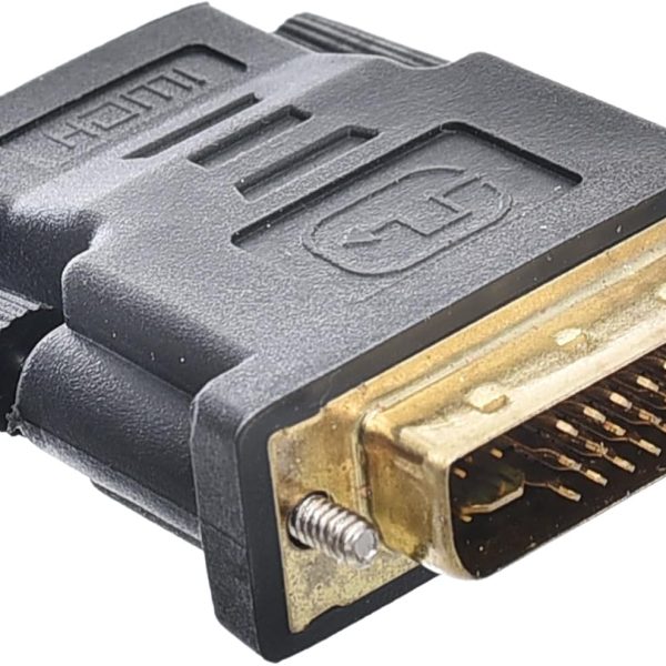 Piont Connector DVI Male To HDMI Female With High Speed And Practical For Multi Device - Black