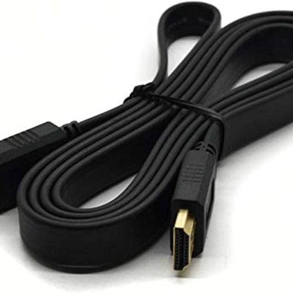 Cable HDMI Gigamax 1.5M Flat HD- BLACK