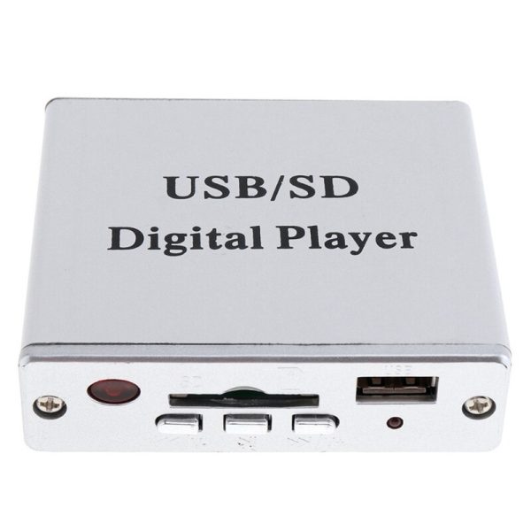 Dc 12V Digital Auto Car Power Amplifier Mp3 Audio Player Reader 3-Electronic Keypad Control Support Usb Sd Mmc Card With Remote