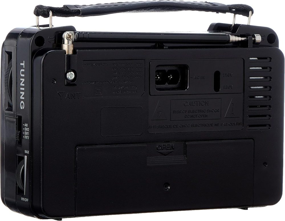 ⁦Generic RX-606AC Classic Mini Electric Radio⁩ - الصورة ⁦3⁩