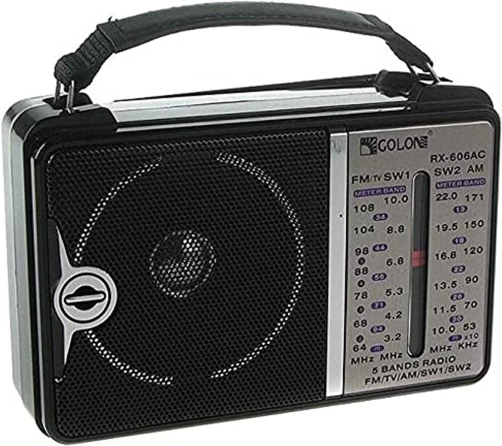 ⁦Generic RX-606AC Classic Mini Electric Radio⁩ - الصورة ⁦2⁩