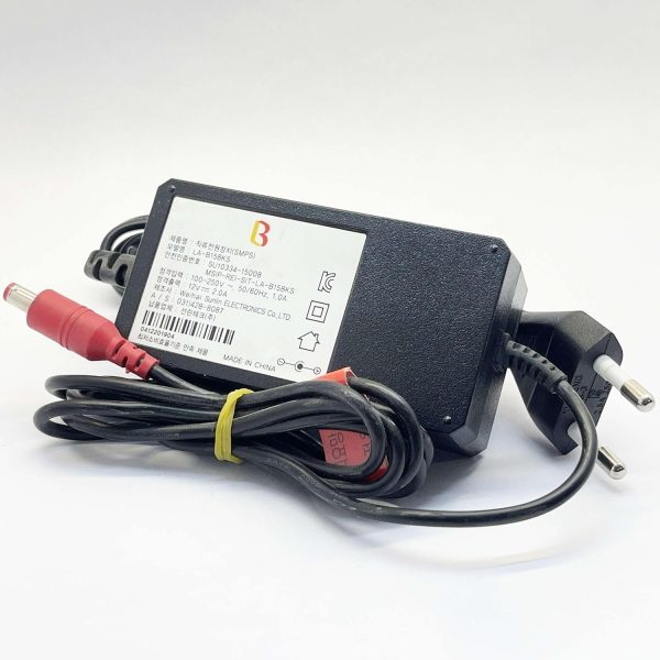 High Quality Adapter 12V 2A with Single Jack (5.5×2.5mm) Used Like New